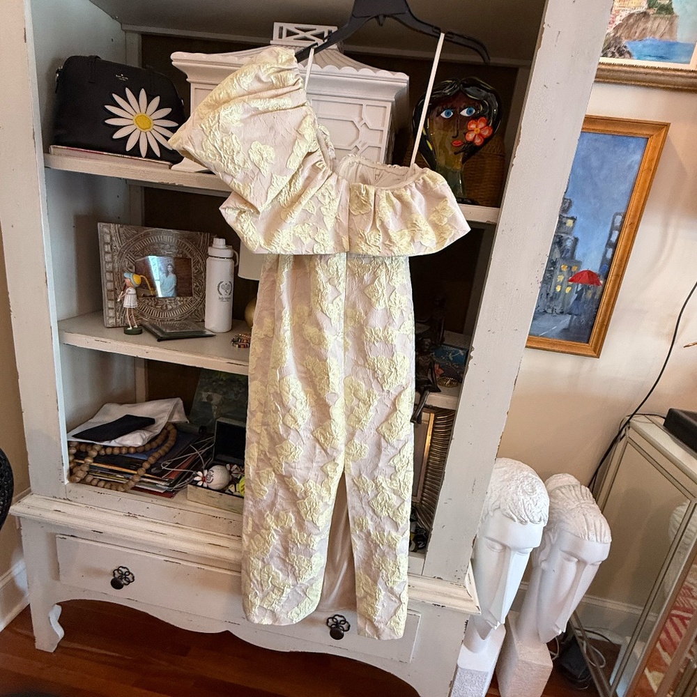 Antonio Melani size 0 Jordyn Floral jacquard one shoulder dress - Picture 6 of 6